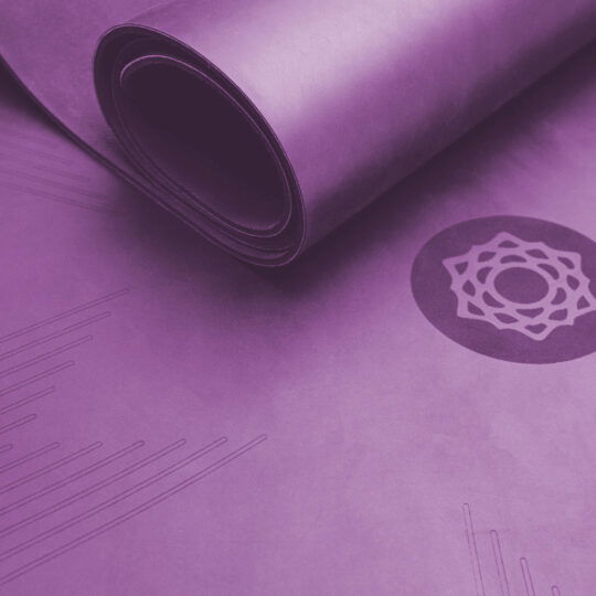 Chakramat® Pro Professional Yoga Mat (Purple) | Soft Floor UK