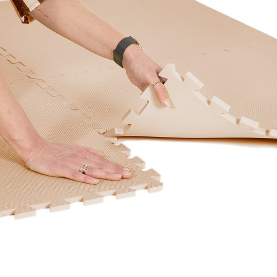 Classic 50cm EVA Foam Floor Tiles (Beige)