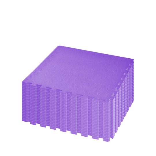 Classic 50cm EVA Foam Floor Tiles (Purple)